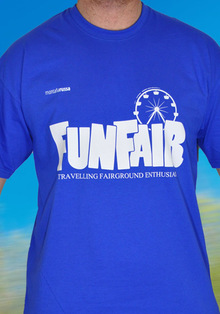 T-Shirt Funfair Blau - L, Parkteam: T-Shirts